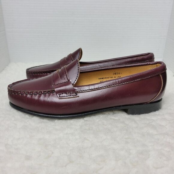 Chippewa Alec Eagle Womens penny loafer Size 10B Burgundy leather Upper Leather - Picture 2 of 11